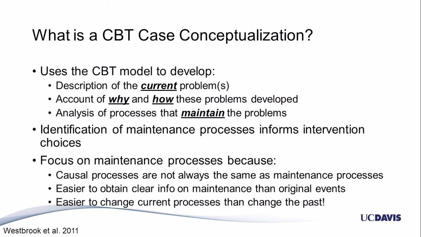 How to approach a CBT case